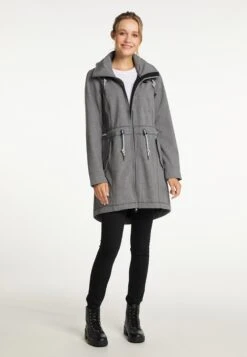 Schmuddelwedda Manteaux De Pluie Manteau Fonctionnel Femme Gris Chiné -Schmuddelwedda 33cee6140003352562142bd501c0f36a