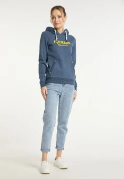 Schmuddelwedda Sweats à Capuche Sweat-shirt Femme Bleu -Schmuddelwedda 343dea55fa0a1cece6f8cee03e1eab5a