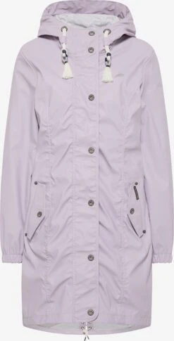 Schmuddelwedda Manteaux De Pluie Manteau Mi-saison Femme Lavande