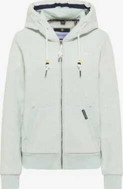 Schmuddelwedda Sweats Zippés Veste De Survêtement Femme Menthe