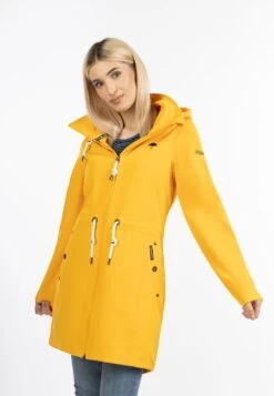 Schmuddelwedda Manteaux De Pluie Manteau Fonctionnel Ashdown Femme Jaune Dor -Schmuddelwedda 3708b4143fafda924851a9cc8b0a5dcc