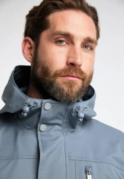 Schmuddelwedda Vestes De Mi-saison Veste Mi-saison Homme Bleu-gris -Schmuddelwedda 37759fa6f5e509925b814fac863d5647