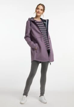 Schmuddelwedda Manteaux De Pluie Manteau Fonctionnel Femme Violet Foncé -Schmuddelwedda 3842b8a20fdb9b632177d5052dbd016b