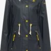 Schmuddelwedda Manteaux De Pluie Manteau Mi-saison Femme Bleu Outremer -Schmuddelwedda 3e18796865270aa4002f52dd4ee8e587