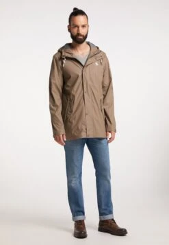 Schmuddelwedda Vestes De Mi-saison Parka Mi-saison Homme Noisette -Schmuddelwedda 3fde90eb07e65db33d4ad8b65bc96845