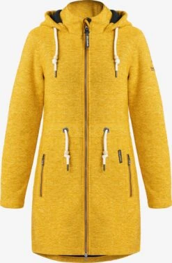 Schmuddelwedda Vestes Dextérieur Veste En Polaire Femme Jaune Chiné