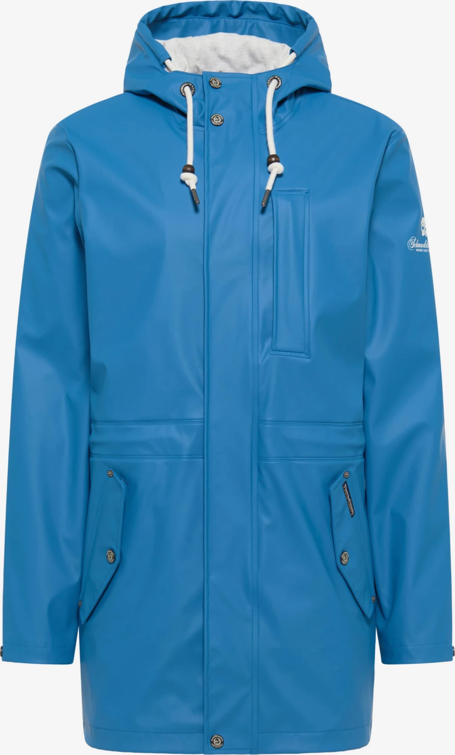 Schmuddelwedda Vestes De Mi-saison Parka Mi-saison Homme Bleu Roi