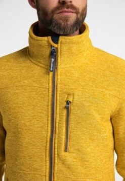 Schmuddelwedda Vestes En Polaire Veste En Polaire Homme Jaune Chiné -Schmuddelwedda 47bb4100a27f0fe257e6d2f518d35078