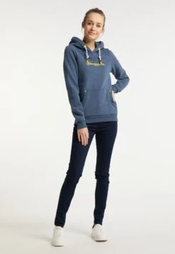 Schmuddelwedda Sweats à Capuche Sweat-shirt Büsum Femme Bleu Chiné -Schmuddelwedda 48b3d4c043b3ea50bc6bdd649bbeaddd