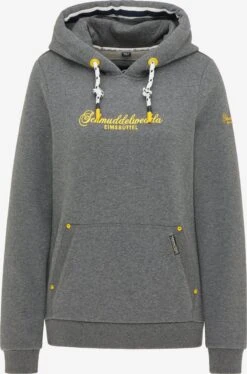 Schmuddelwedda Sweats à Capuche Sweat-shirt Hamburg Femme Gris