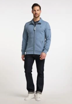 Schmuddelwedda Sweats Zippés Veste De Survêtement Homme Bleu Fumé -Schmuddelwedda 51e0968bc932d1b07925f7c44ff35c8f