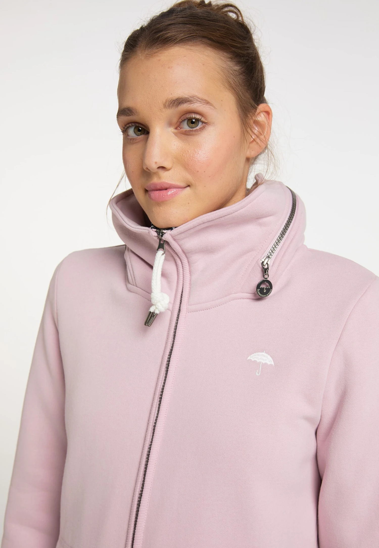 Schmuddelwedda Sweats Zippés Veste De Survêtement Femme Rose Clair 7 Schmuddelwedda Sweats Zippés Veste De Survêtement Femme Rose Clair – Image 5