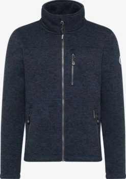 Schmuddelwedda Vestes En Polaire Veste En Polaire Homme Bleu Chiné