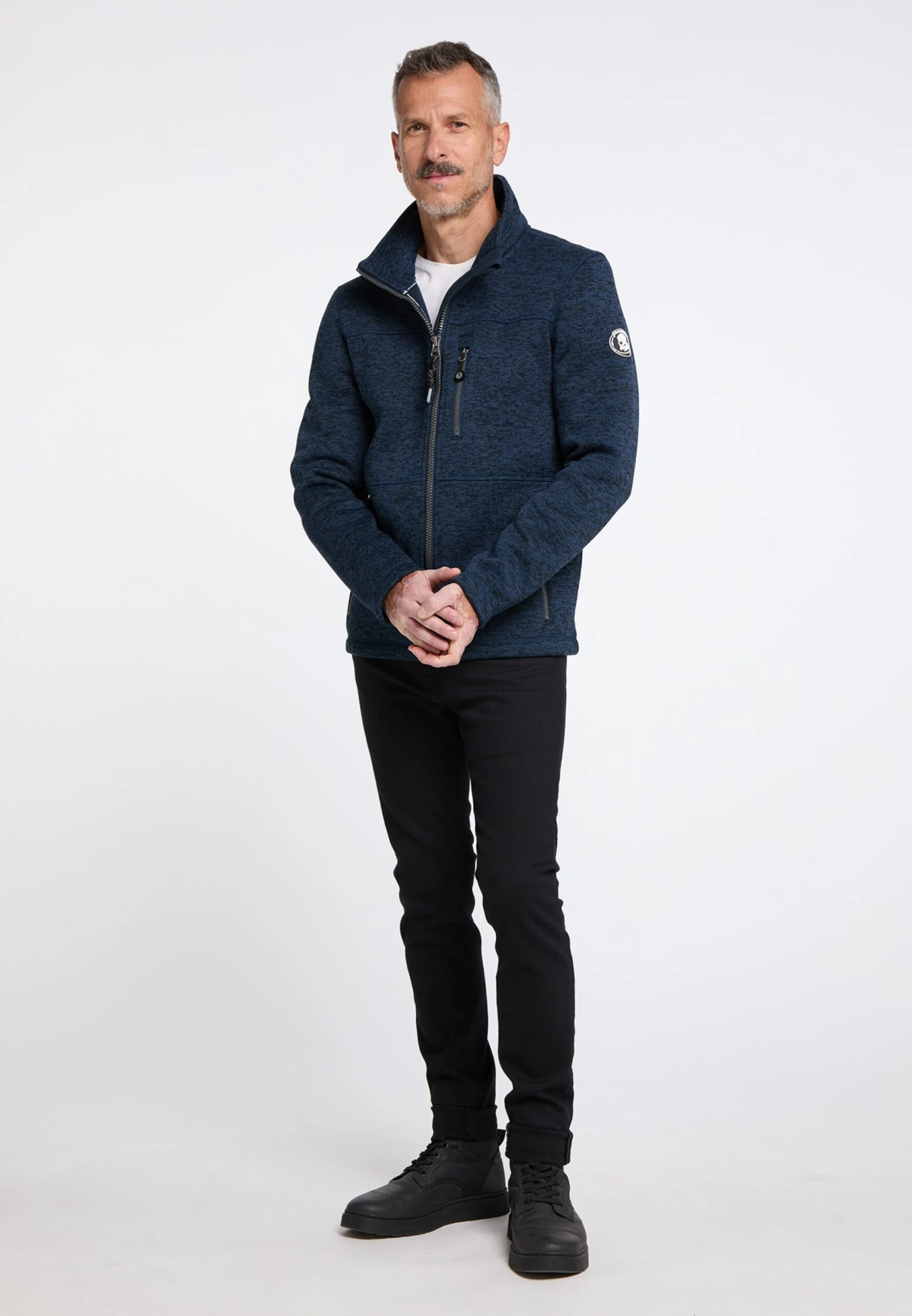 Schmuddelwedda Vestes En Polaire Veste En Polaire Homme Bleu Chiné 6 Schmuddelwedda Vestes En Polaire Veste En Polaire Homme Bleu Chiné – Image 4