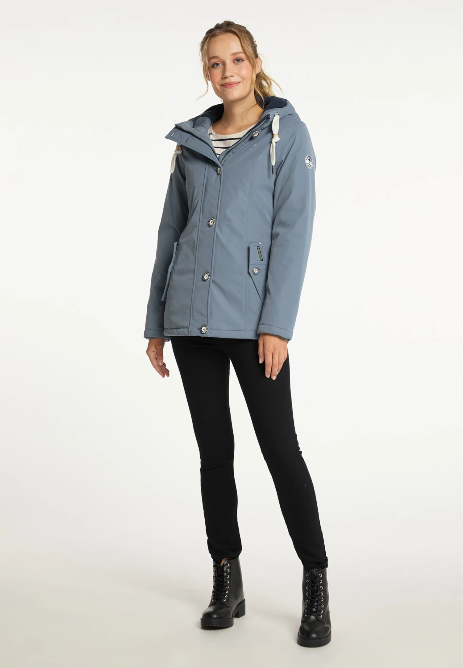 Schmuddelwedda Vestes Dhiver Veste D’hiver Femme Bleu Fumé 7 Schmuddelwedda Vestes Dhiver Veste D’hiver Femme Bleu Fumé – Image 5