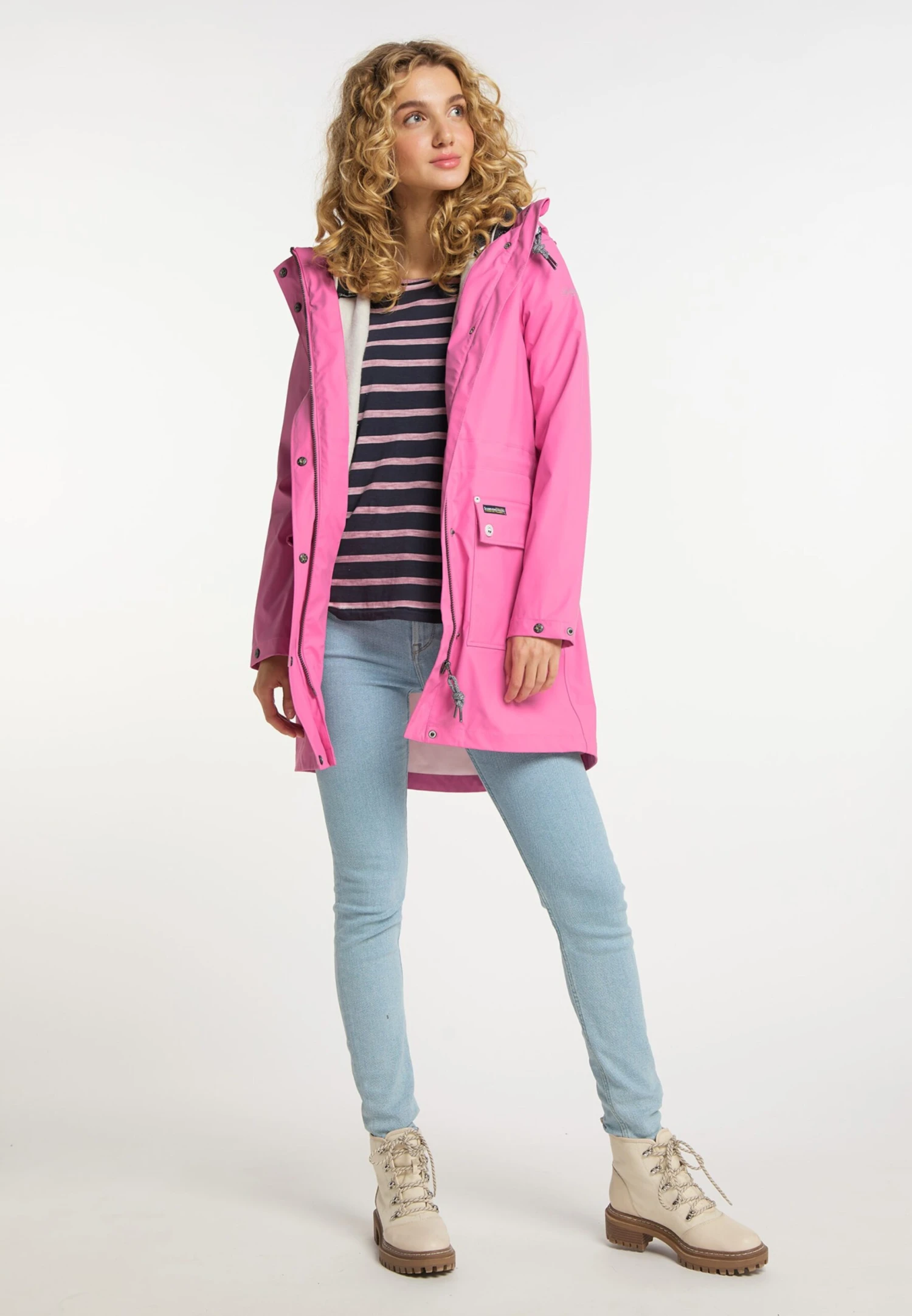 Schmuddelwedda Manteaux De Pluie Manteau Fonctionnel Femme Rose 6 Schmuddelwedda Manteaux De Pluie Manteau Fonctionnel Femme Rose – Image 4