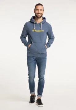Schmuddelwedda Sweats à Capuche Sweat-shirt Hamburg Hafencity Homme Bleu-gris -Schmuddelwedda 5c6c2a417eb8856d2079468275341863