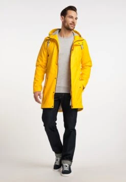 Schmuddelwedda Vestes De Mi-saison Parka Mi-saison Incus Homme Jaune -Schmuddelwedda 5d3ca05968524b7b6a412cd9775607d0
