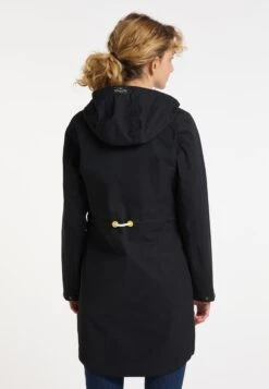 Schmuddelwedda Manteaux De Pluie Manteau Mi-saison Femme Noir -Schmuddelwedda 5fd0647b38b53699e4240bedaa7cc7ec