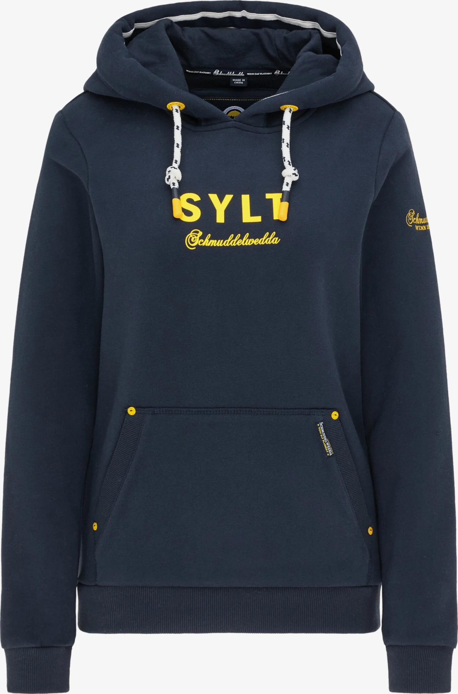 Schmuddelwedda Sweats à Capuche Sweat-shirt Femme Bleu Marine 3 Schmuddelwedda Sweats à Capuche Sweat-shirt Femme Bleu Marine