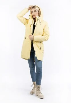 Schmuddelwedda Manteaux De Pluie Manteau Fonctionnel Femme Jaune Clair -Schmuddelwedda 627cfd98c02858afeffcd06e9b283316