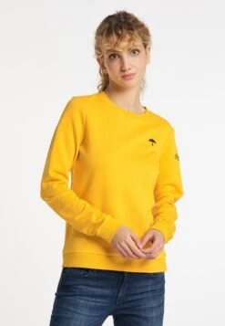 Schmuddelwedda Sweats Sweat-shirt Femme Jaune -Schmuddelwedda 62ec08215b8086e59247dc26f9e22676