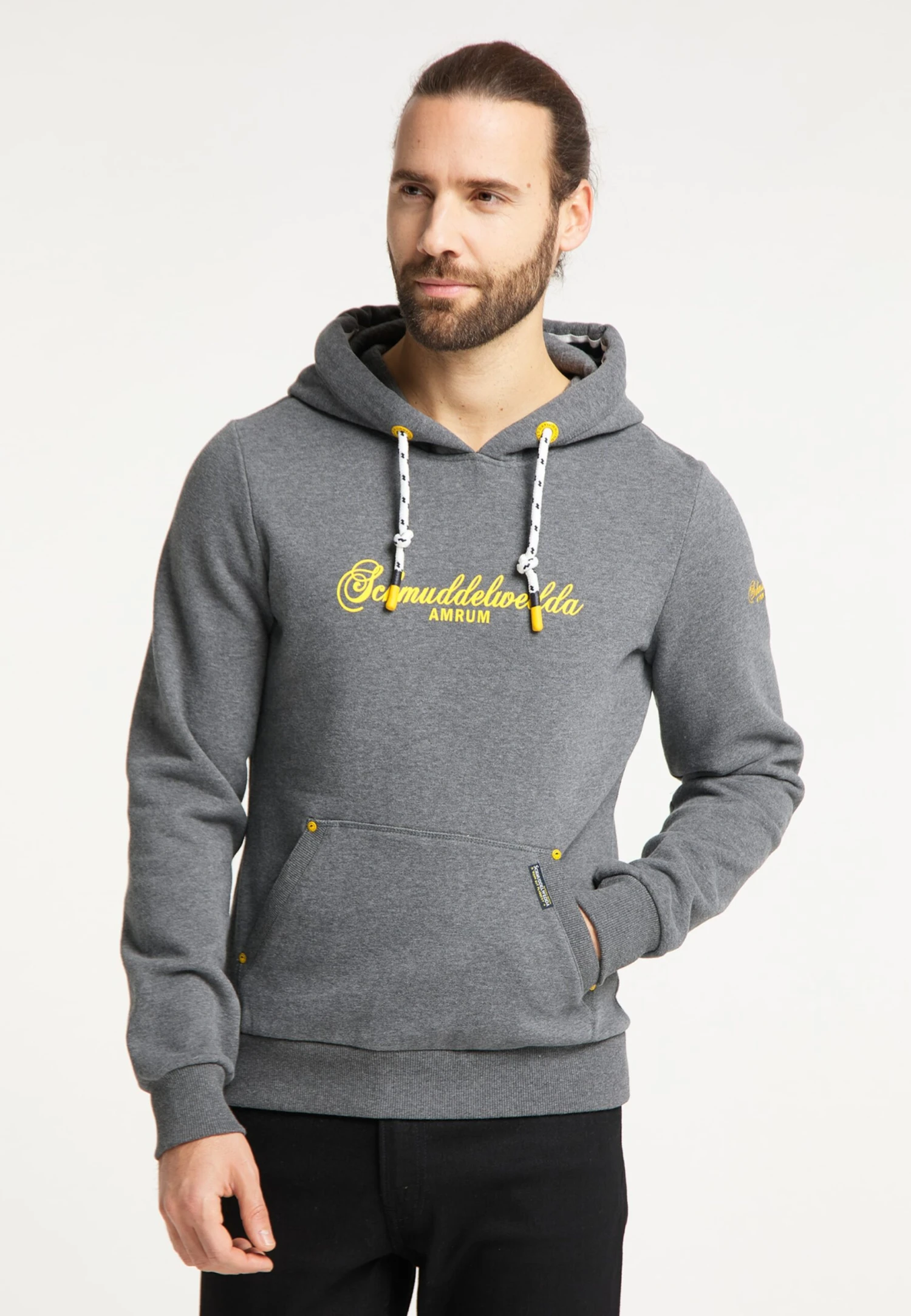 Schmuddelwedda Sweats à Capuche Sweat-shirt Amrum Homme Gris 4 Schmuddelwedda Sweats à Capuche Sweat-shirt Amrum Homme Gris – Image 2