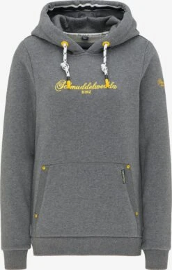 Schmuddelwedda Sweats à Capuche Sweat-shirt Binz Femme Gris Chiné