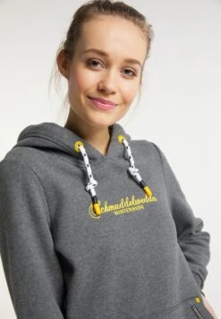 Schmuddelwedda Sweats à Capuche Sweat-shirt Hamburg Winterhude Femme Gris Chiné -Schmuddelwedda 659517b7254010a1d971edc51cf75808