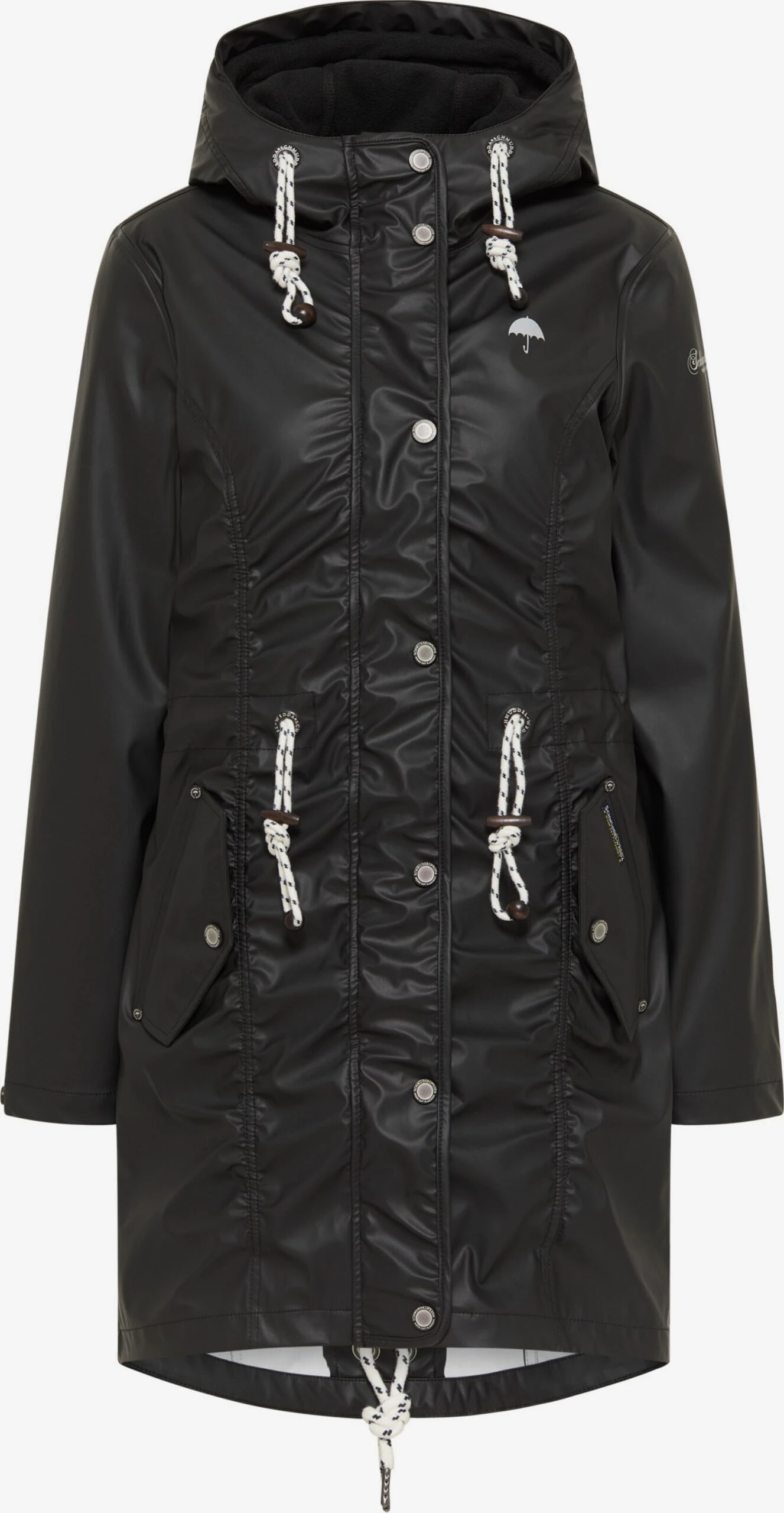 Schmuddelwedda Parkas Parka Mi-saison Altiplano Femme Noir 3 Schmuddelwedda Parkas Parka Mi-saison Altiplano Femme Noir