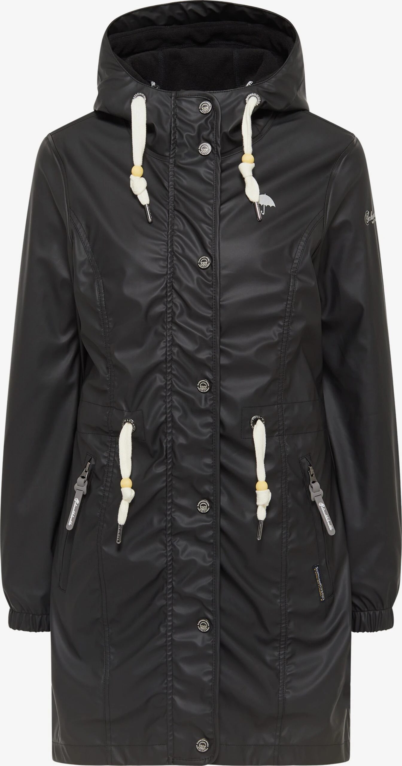 Schmuddelwedda Manteaux De Pluie Manteau Fonctionnel Femme Noir 3 Schmuddelwedda Manteaux De Pluie Manteau Fonctionnel Femme Noir