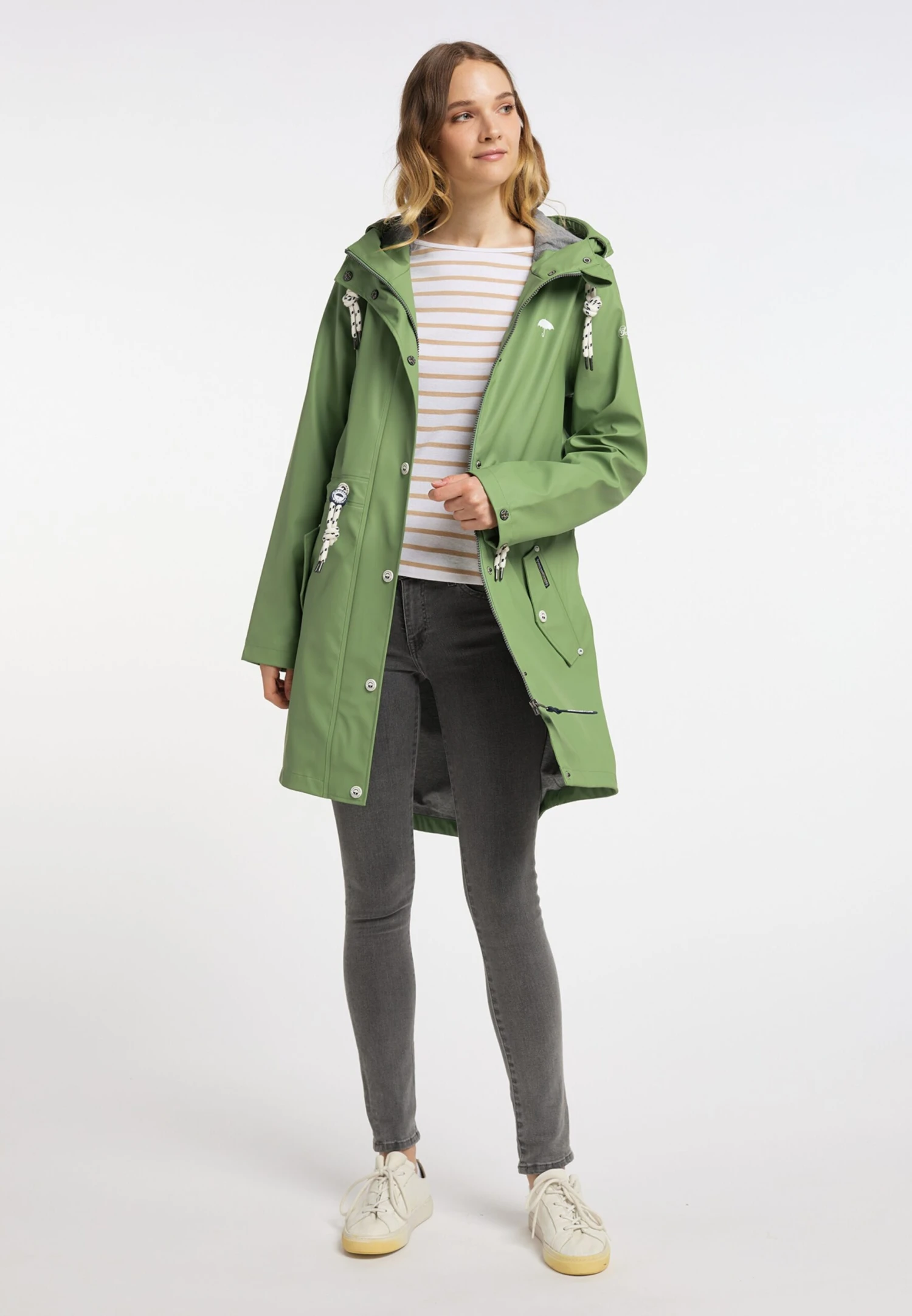 Schmuddelwedda Manteaux De Pluie Manteau Fonctionnel Bridgeport Femme Vert 6 Schmuddelwedda Manteaux De Pluie Manteau Fonctionnel Bridgeport Femme Vert – Image 4