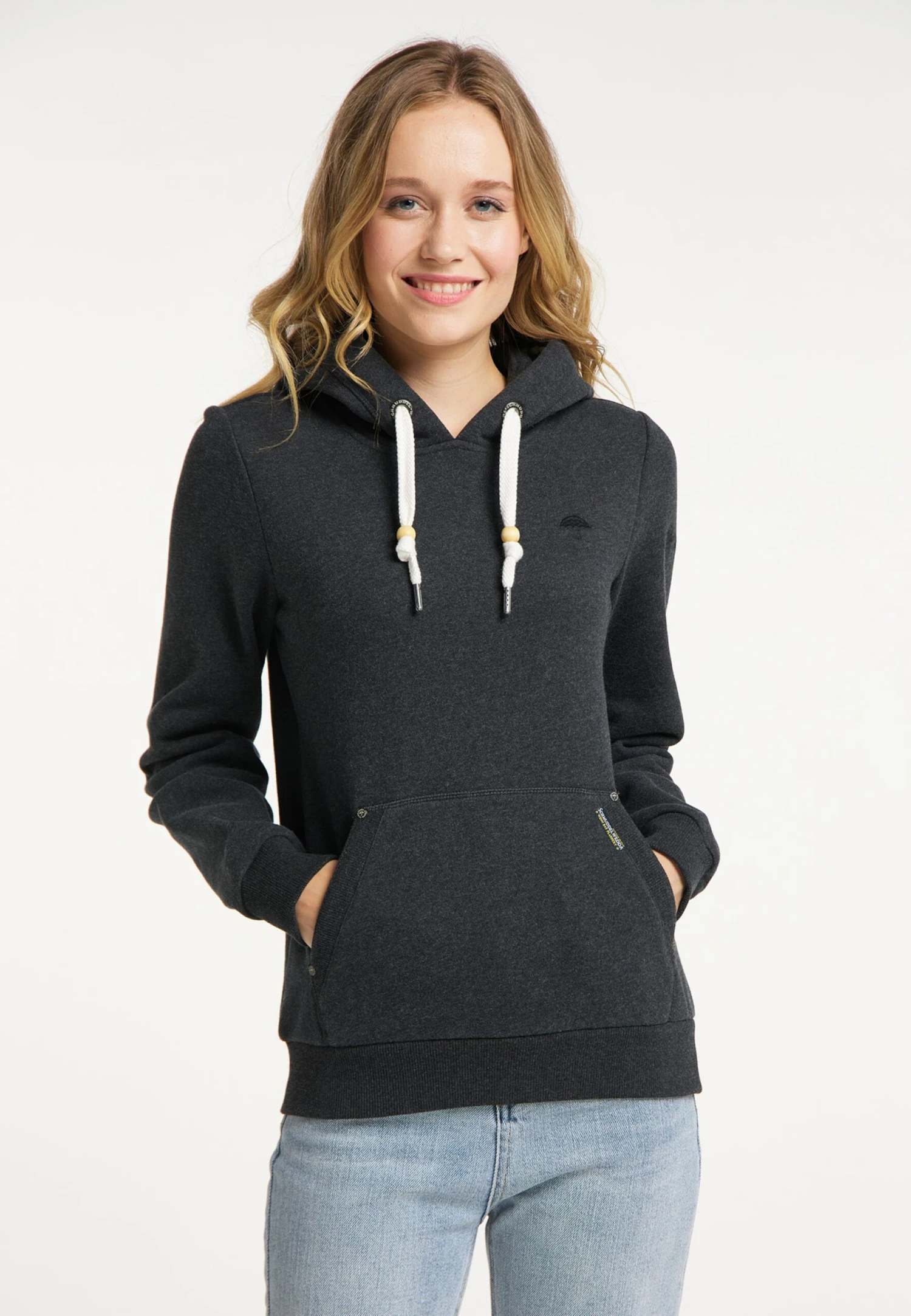 Schmuddelwedda Sweats à Capuche Sweat-shirt Femme Gris Foncé 4 Schmuddelwedda Sweats à Capuche Sweat-shirt Femme Gris Foncé – Image 2