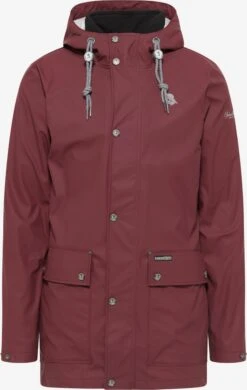 Schmuddelwedda Vestes De Mi-saison Parka Mi-saison Homme Bordeaux