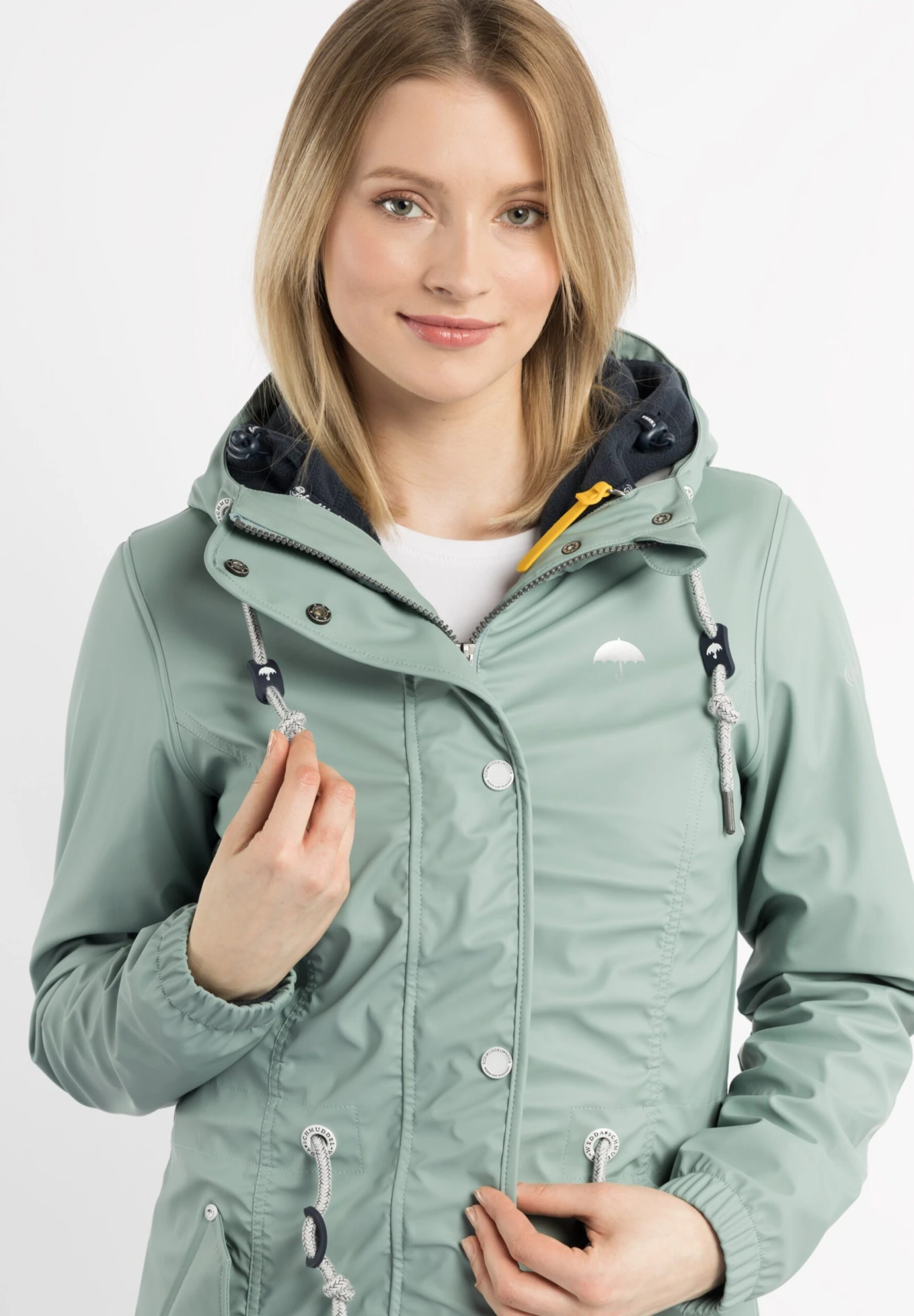 Schmuddelwedda Manteaux De Pluie Manteau Fonctionnel Femme Vert Pastel 8 Schmuddelwedda Manteaux De Pluie Manteau Fonctionnel Femme Vert Pastel – Image 6