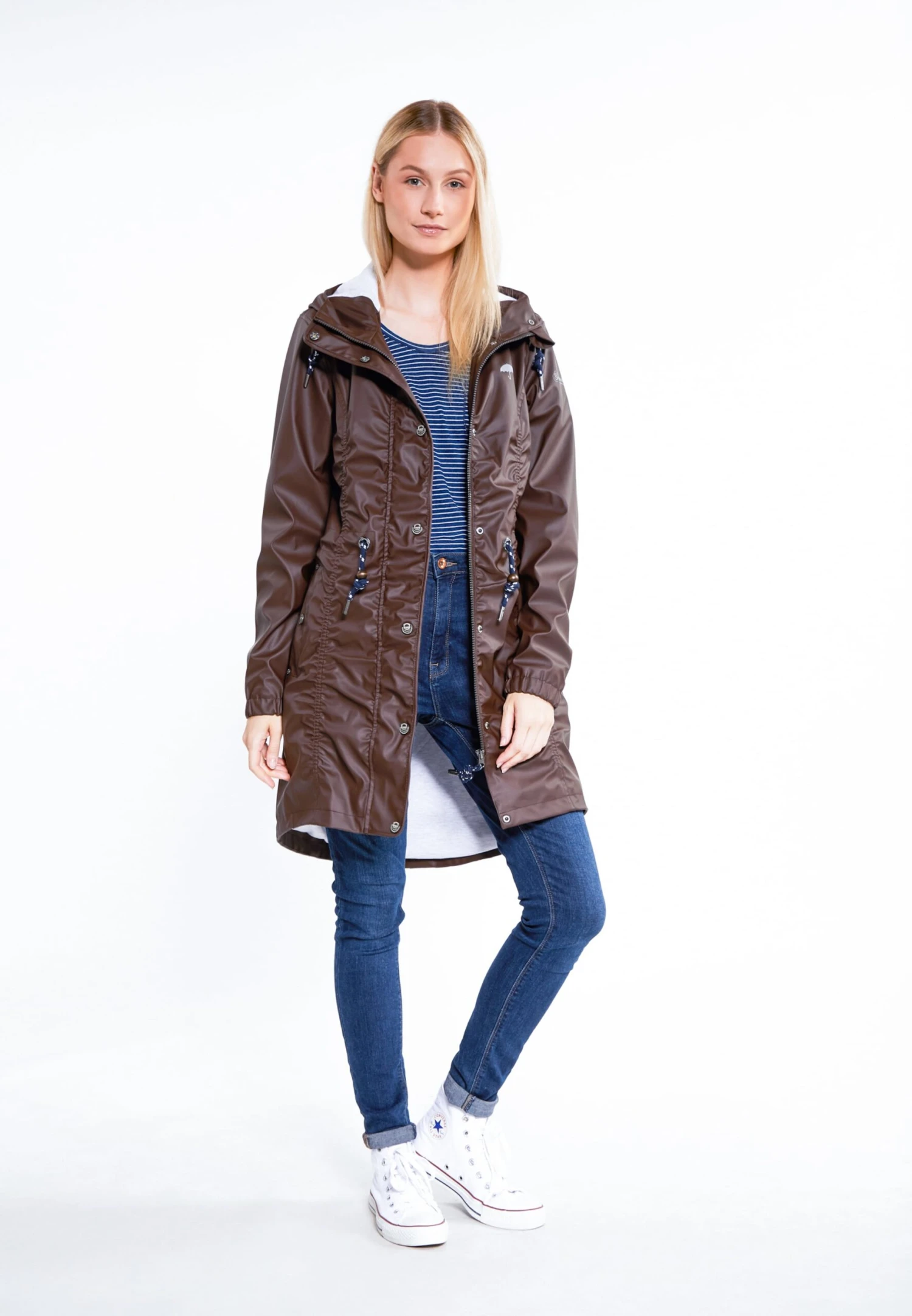 Schmuddelwedda Manteaux De Pluie Manteau Fonctionnel Femme Brun Foncé 6 Schmuddelwedda Manteaux De Pluie Manteau Fonctionnel Femme Brun Foncé – Image 4