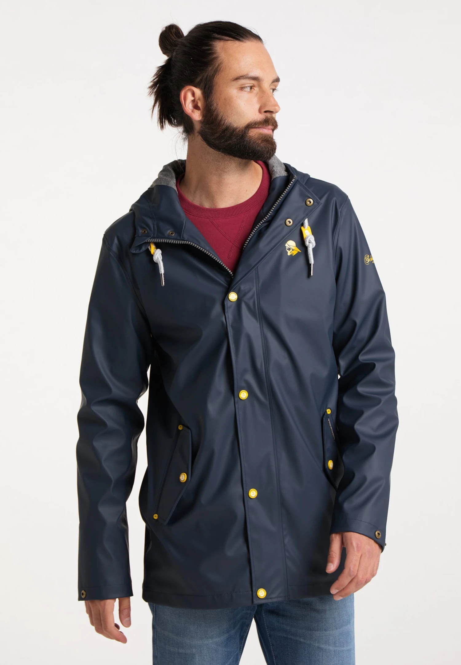 Schmuddelwedda Vestes De Mi-saison Parka Mi-saison Homme Marine 4 Schmuddelwedda Vestes De Mi-saison Parka Mi-saison Homme Marine – Image 2