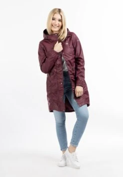 Schmuddelwedda Manteaux De Pluie Manteau Fonctionnel Femme Lie De Vin -Schmuddelwedda 6fcca2f20bf4963267a0bac9adc22b03