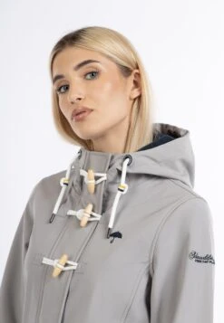 Schmuddelwedda Manteaux Courts Manteau Mi-saison Femme Gris -Schmuddelwedda 72b2a2f2aa0893f08638e37e37036119