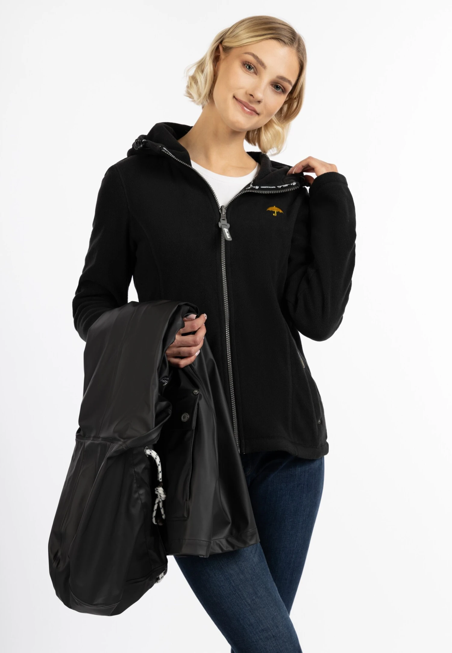 Schmuddelwedda Vestes De Mi-saison Veste Mi-saison Femme Noir 7 Schmuddelwedda Vestes De Mi-saison Veste Mi-saison Femme Noir – Image 5