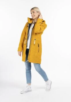 Schmuddelwedda Vestes Dextérieur Veste En Polaire Femme Moutarde -Schmuddelwedda 74bc913e1ce8ba1f830f67d4af672625