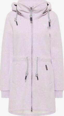Schmuddelwedda Sweats Zippés Veste De Survêtement Femme Violet Chiné