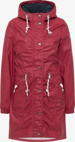 Schmuddelwedda Manteaux De Pluie Manteau Fonctionnel Femme Rouge Foncé