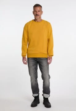 Schmuddelwedda Sweatshirts Sweat-shirt Homme Jaune Dor -Schmuddelwedda 7dc790e2e418a8cd3540e3b891885c06