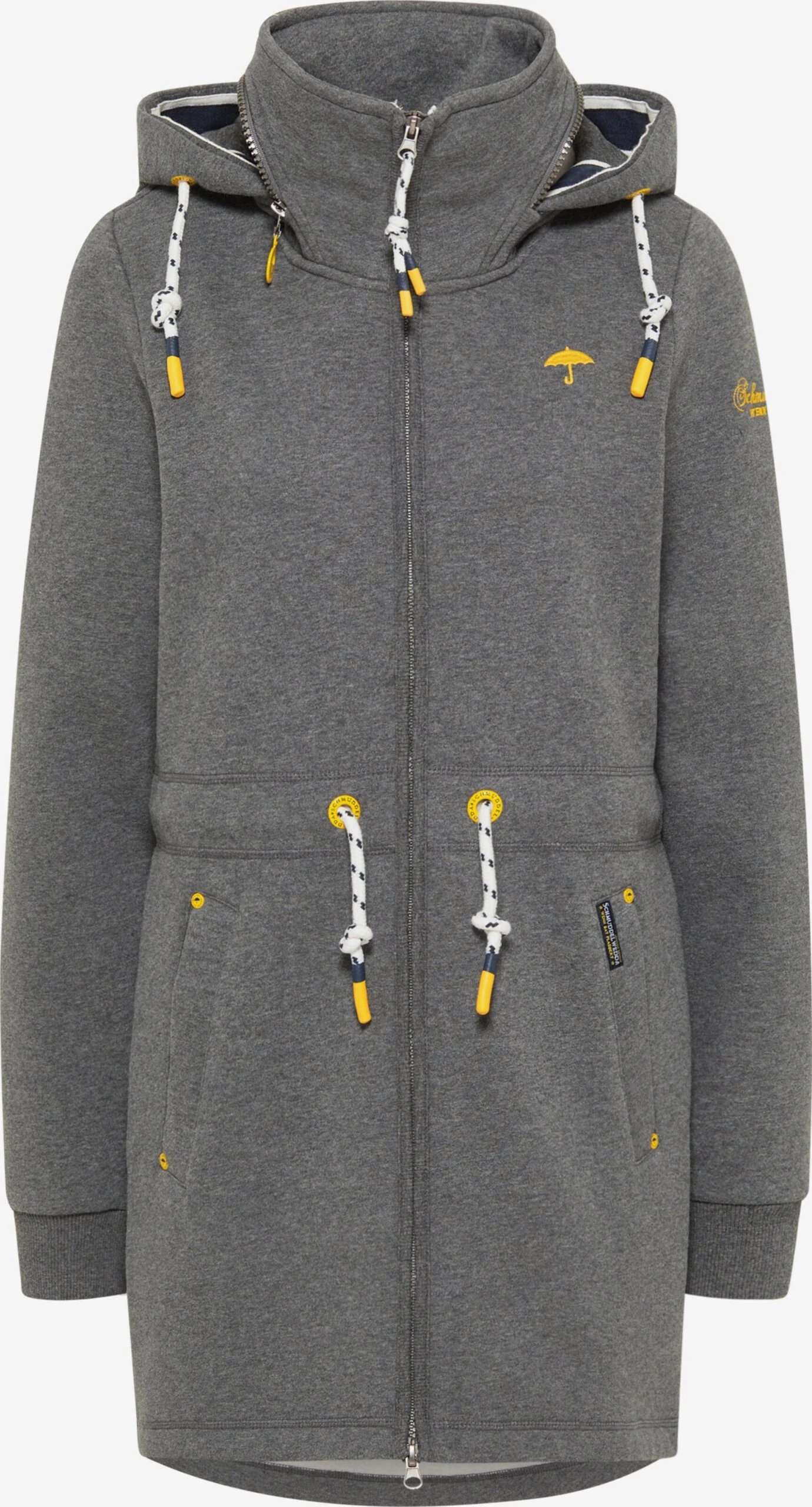 Schmuddelwedda Sweats Zippés Veste De Survêtement Femme Gris Foncé 3 Schmuddelwedda Sweats Zippés Veste De Survêtement Femme Gris Foncé