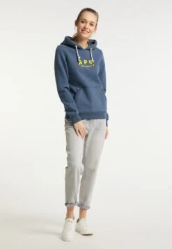 Schmuddelwedda Sweats à Capuche Sweat-shirt Sankt Peter-Ording Femme Bleu Chiné -Schmuddelwedda 7ed261401eb87451fc0a3410808b7f28
