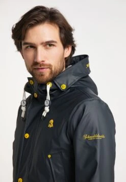 Schmuddelwedda Manteaux De Mi-saison Manteau Mi-saison Homme Noir -Schmuddelwedda 7f691b3b75ab471ef5954212146c3d37