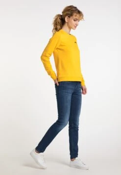 Schmuddelwedda Sweats Sweat-shirt Femme Jaune -Schmuddelwedda 7faaf57c1af2c88dad0887fb5d2c2432