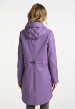 Schmuddelwedda Manteaux De Pluie Manteau Mi-saison Femme Violet -Schmuddelwedda 7fce49cc0aef3023eca1ed23fd001346