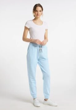 Schmuddelwedda Pantalons De Survêtement Effilé Pantalon Nahima Femme Bleu Clair -Schmuddelwedda 80803835eab295c3423683dae543399f